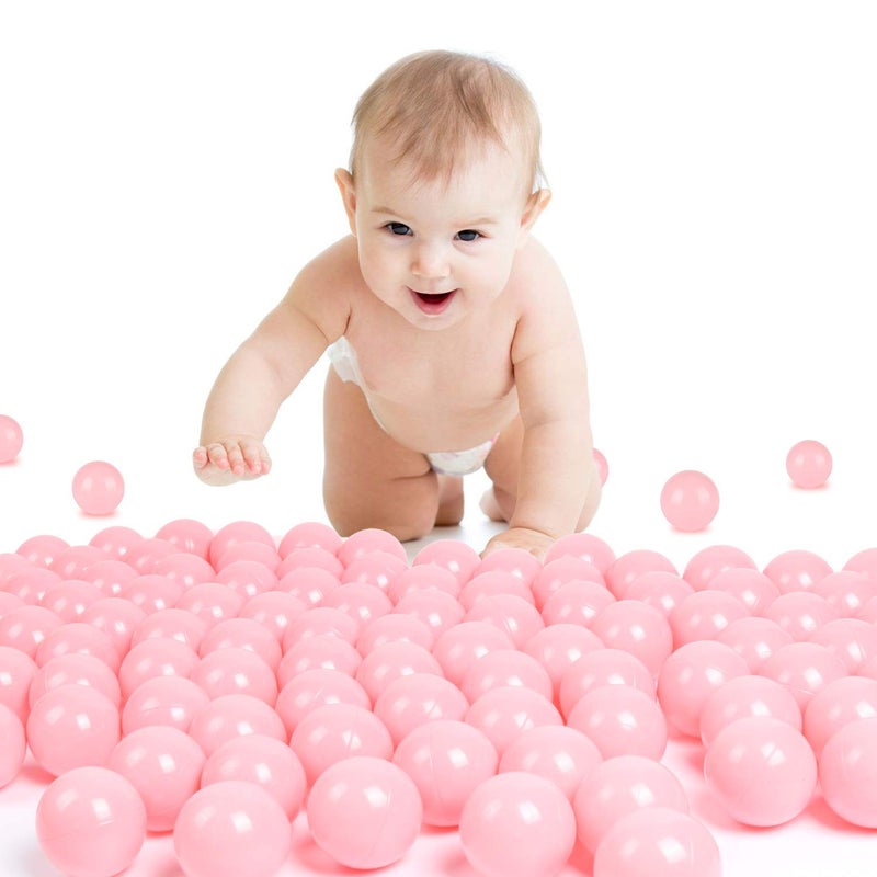 TRENDBOX 100 Pink Ocean Ball (Ship from USA) for Babies Kids Children Birthday Parties Events Playground Games Pool - Image 1